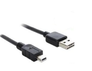 DelockUSB Mini AM-MBM5P EASY-USB 1m hind ja info | Kaablid ja juhtmed | kaup24.ee