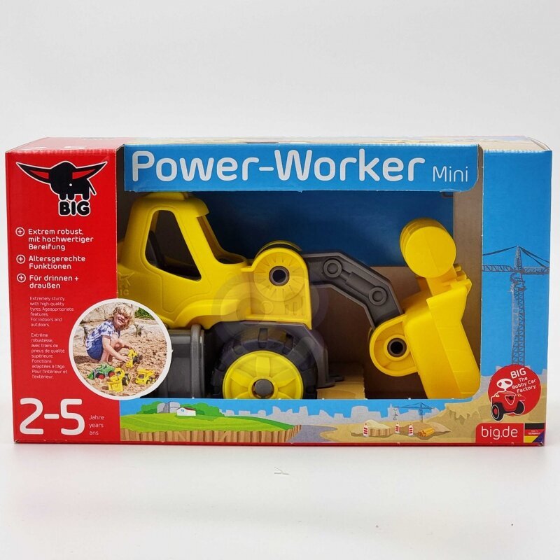 Miniekskavaator Big Power Worker hind ja info | Poiste mänguasjad | kaup24.ee