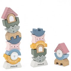 Puidust mõistatuste torn - Viga PolarB hind ja info | Arendavad mänguasjad | kaup24.ee