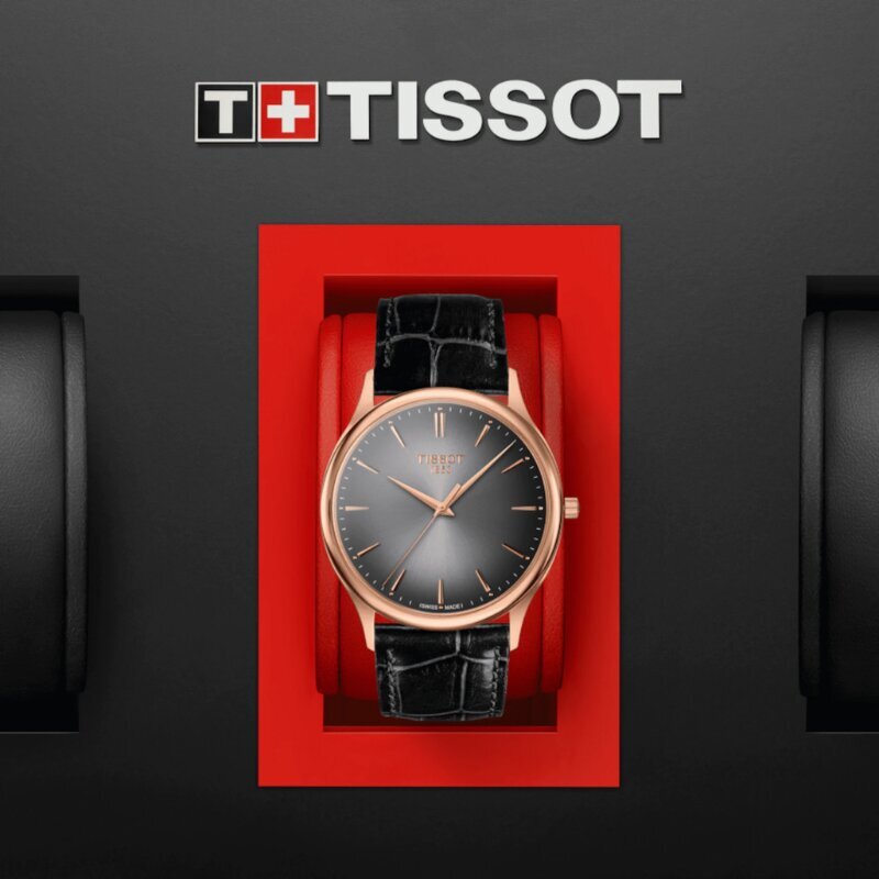 Meeste käekell Tissot Excellence 18K Gold T926.410.76.061.00 цена и информация | Meeste käekellad | kaup24.ee