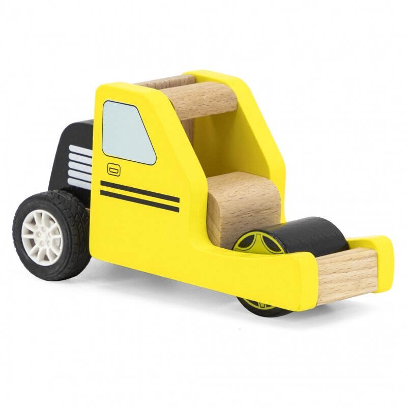 Puidust auto - Viga, kollane цена и информация | Poiste mänguasjad | kaup24.ee
