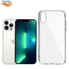 TakeMe Clear ümbris Apple iPhone 13 Pro Max jaoks, läbipaistev hind ja info | Telefoni kaaned, ümbrised | kaup24.ee