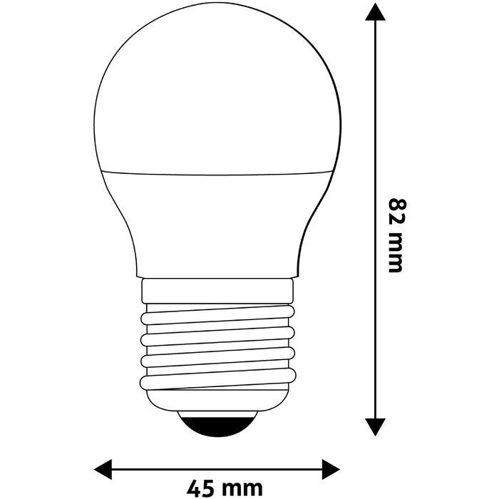 LED pirn Globe Mini G45 4,5W E27 AVIDE цена и информация | Lambipirnid, lambid | kaup24.ee