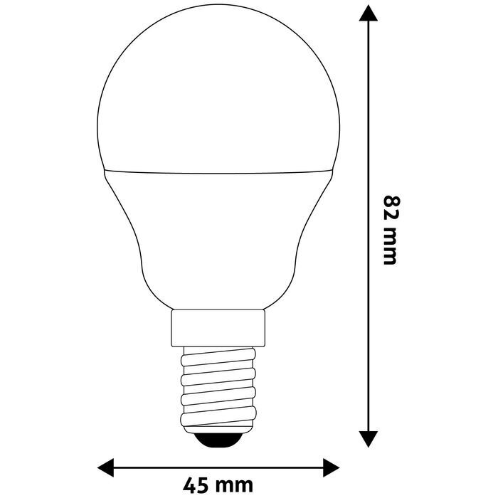 LED pirn Globe Mini G45 6,5W E14 AVIDE hind ja info | Lambipirnid, lambid | kaup24.ee