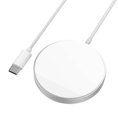 Быстрая универсальная беспроводная зарядка Forcell iKaku KSC-512, 15W, USB C, белая цена и информация | Зарядные устройства для телефонов | kaup24.ee