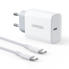 Ugreen USB Type C PD 30W 2m CD127 hind ja info | Mobiiltelefonide laadijad | kaup24.ee