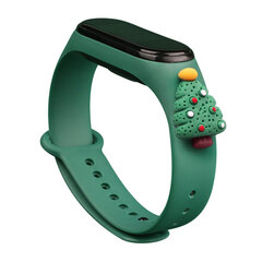 Strap Xmas Wristband Xiaomi Mi Band 4 / Mi Band 3 hind ja info | Nutikellade ja nutivõrude tarvikud | kaup24.ee