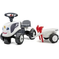 FalkBaby Valtra traktor koos haagisega, valge цена и информация | Игрушки для малышей | kaup24.ee