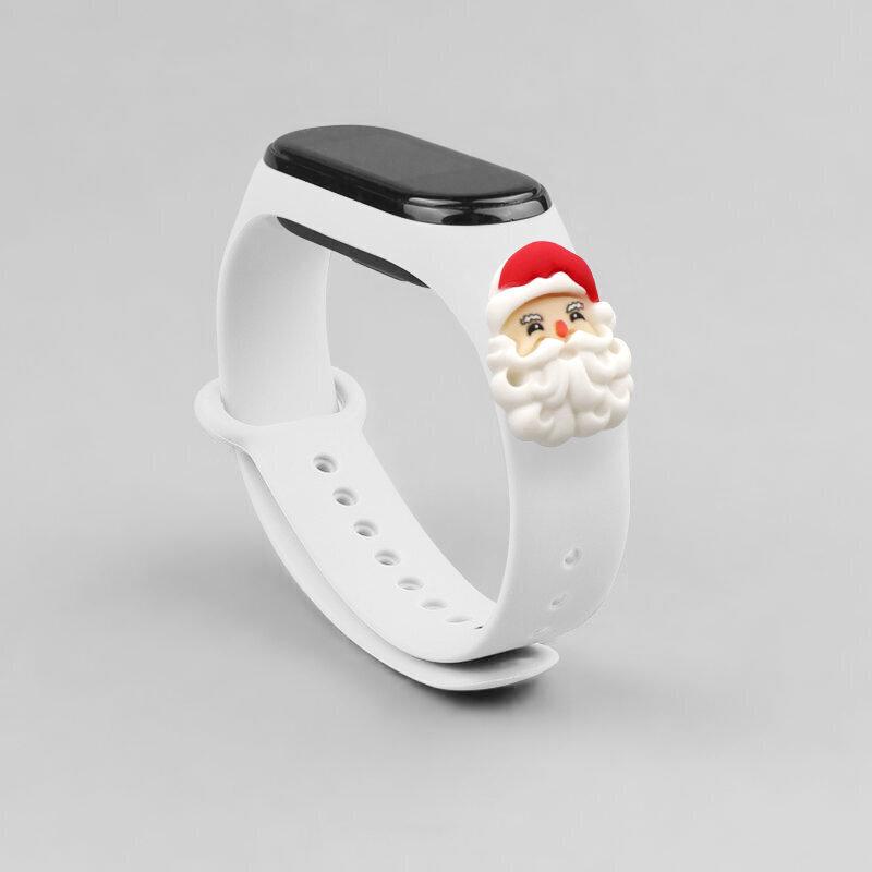 Strap Xmas Wristband for Xiaomi Mi Band 4 / Mi Band 3 hind ja info | Nutikellade ja nutivõrude tarvikud | kaup24.ee