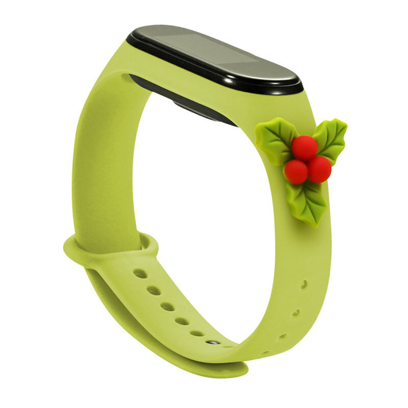 Strap Xmas Wristband for Xiaomi Mi Band 6 / Mi Band 5 цена и информация | Nutikellade ja nutivõrude tarvikud | kaup24.ee