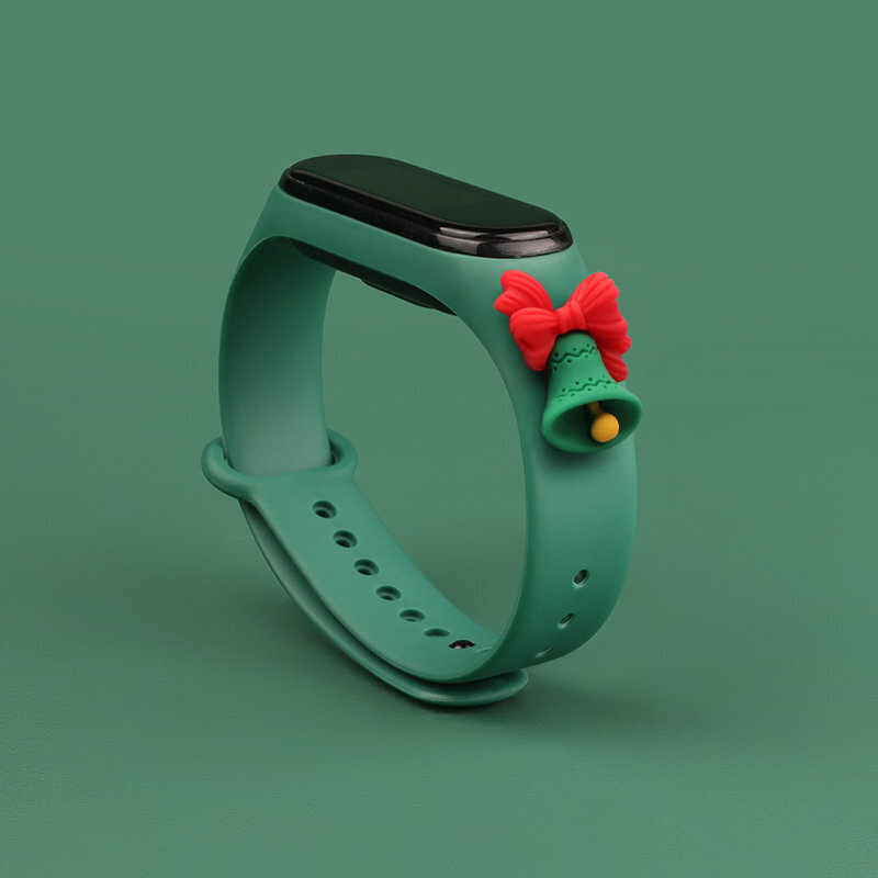 Strap Xmas Xiaomi Mi Band 6 / Mi Band 5 цена и информация | Nutikellade ja nutivõrude tarvikud | kaup24.ee