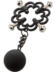 CalExotics Nipple Grips 4-point Weighted Nipple Press Must hind ja info | BDSM ja fetish | kaup24.ee