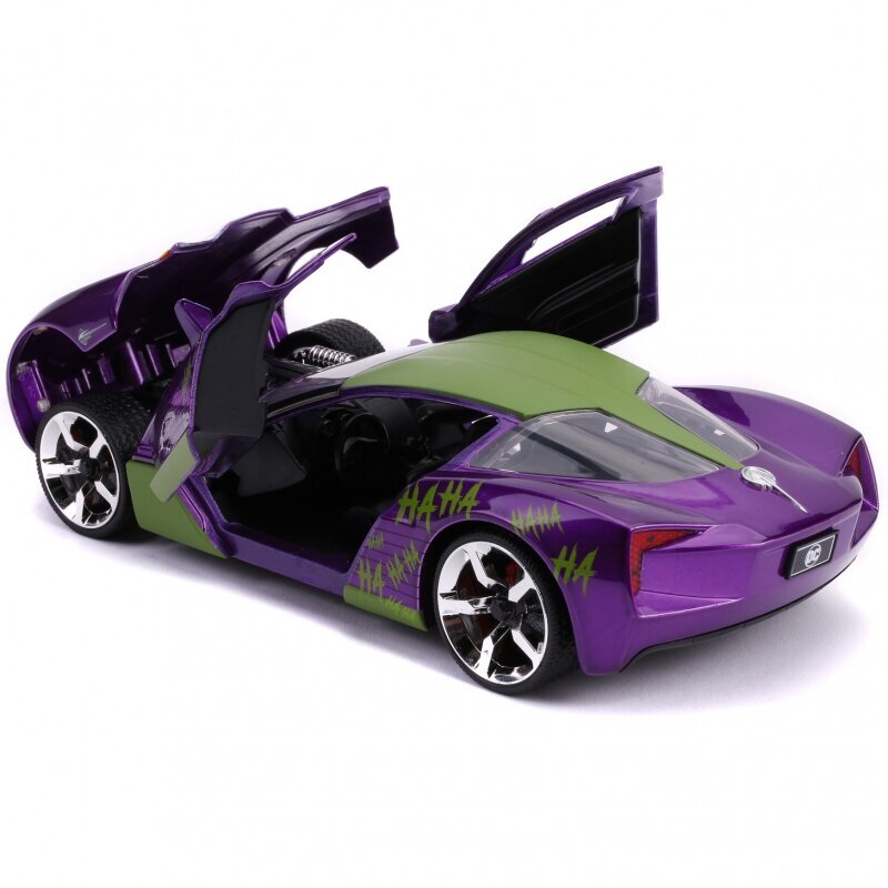 Joker autofiguur, DC comics, 1:24 цена и информация | Poiste mänguasjad | kaup24.ee