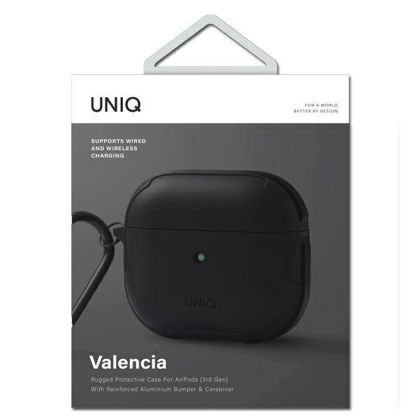 Uniq Valencia AirPods Black hind ja info | Kõrvaklappide tarvikud | kaup24.ee