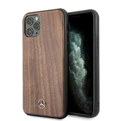 Mercedes MEHCN58VWOLB iPhone 11 Pro hard case brązowy|brown Wood Line Walnut цена и информация | Чехлы для телефонов | kaup24.ee