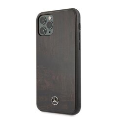 Mercedes MEHCN65VWOBR iPhone 11 Pro Max hard case brązowy|brown Wood Line Rosewood цена и информация | Чехлы для телефонов | kaup24.ee