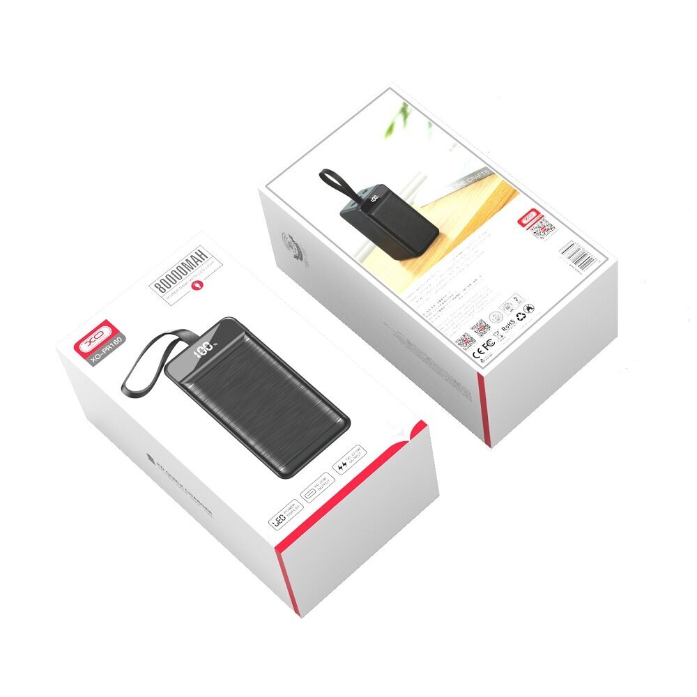 XO Power bank PR160 80000mAh QC22,5W - PD 20W цена и информация | Akupangad | kaup24.ee