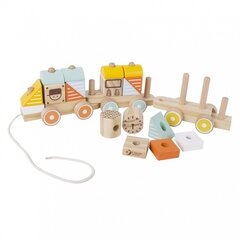Деревянный поезд - Мир классики цена и информация | Игрушки для малышей | kaup24.ee