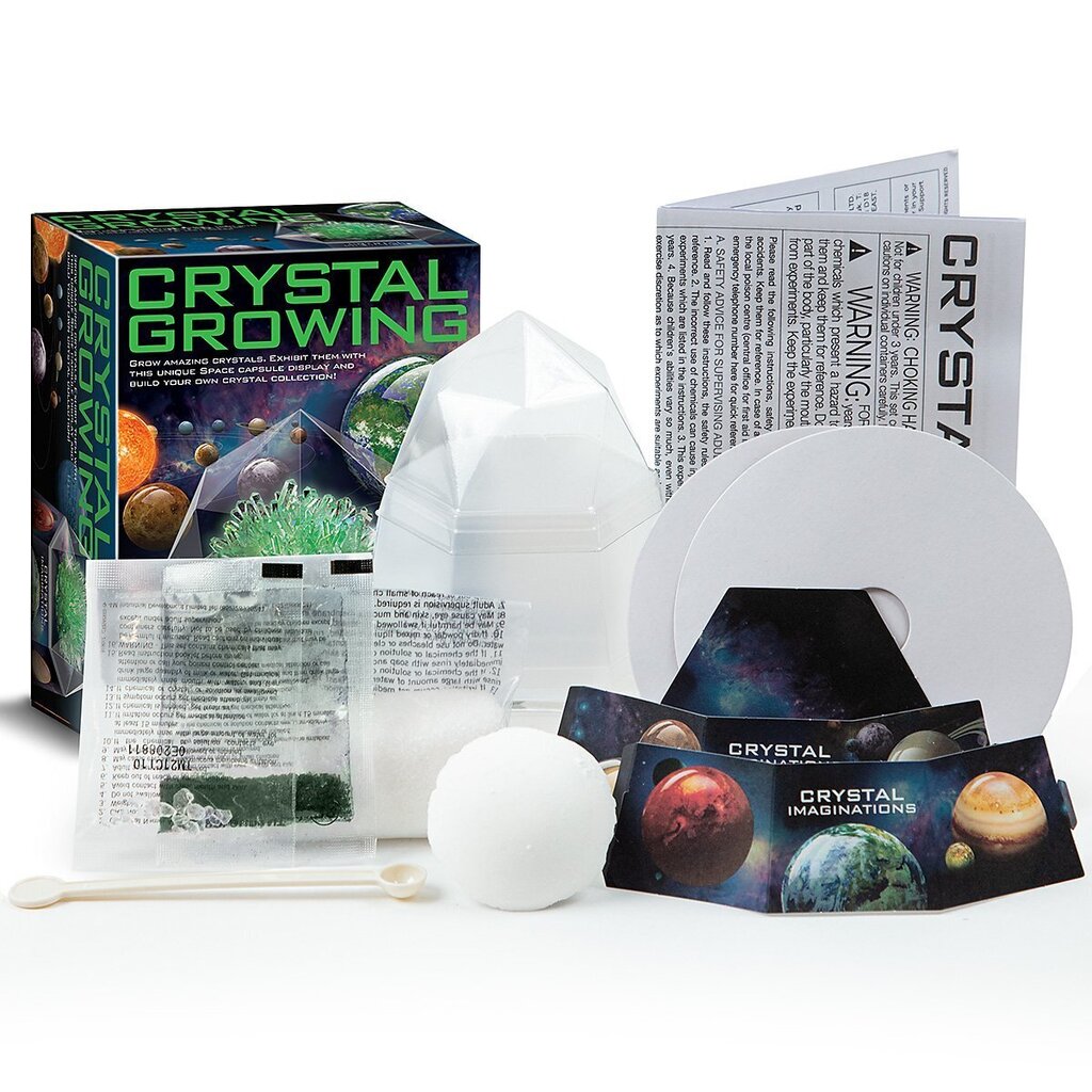4M Kristallide kujutlusvõime - roheline цена и информация | Arendavad mänguasjad | kaup24.ee