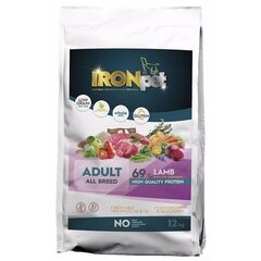 Koerte kuivtoit Ironpet Lamb All Breed Adult, 12 kg цена и информация | Сухой корм для собак | kaup24.ee