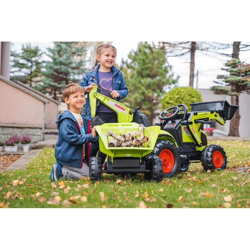 Minamatic traktor koos haagisega - klass Avec, roheline цена и информация | Poiste mänguasjad | kaup24.ee