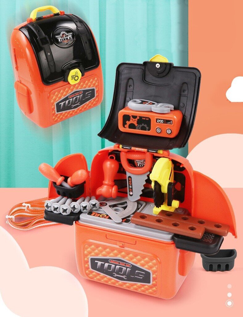 Master seljakott koos tööriistadega hind ja info | Poiste mänguasjad | kaup24.ee