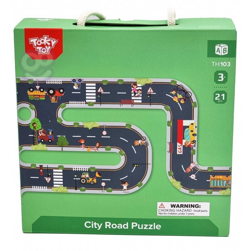 Tooky Toy kiirtee Puzzle цена и информация | Pusled | kaup24.ee