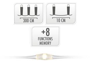 Led lambid Silver WW-300 hind ja info | Jõulutuled | kaup24.ee