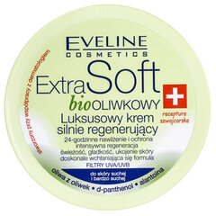 Näo- ja kehakreem oliiviõliga Eveline Cosmetics Extra Soft 200 ml цена и информация | Кремы, лосьоны для тела | kaup24.ee