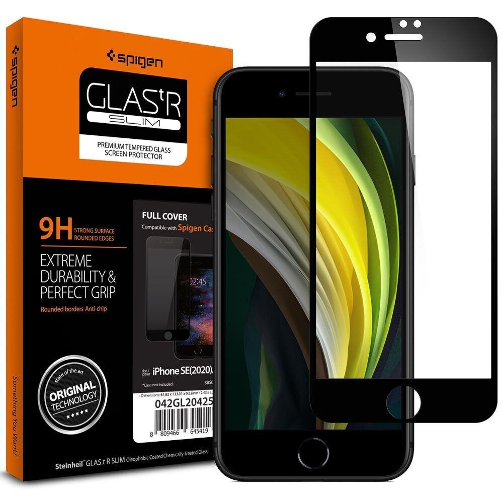 Kaitsekile Spigen Iphone 7/8/Se 2020 hind ja info | Ekraani kaitsekiled | kaup24.ee
