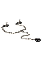 CalExotics Weighted Nipple Clamps Hõbedavärv hind ja info | BDSM ja fetish | kaup24.ee