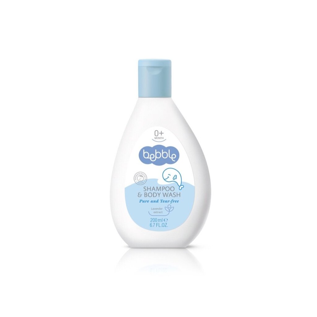 Beebide šampoon ja kehapesuvahend Bebble, 200 ml цена и информация | Laste ja ema kosmeetika | kaup24.ee