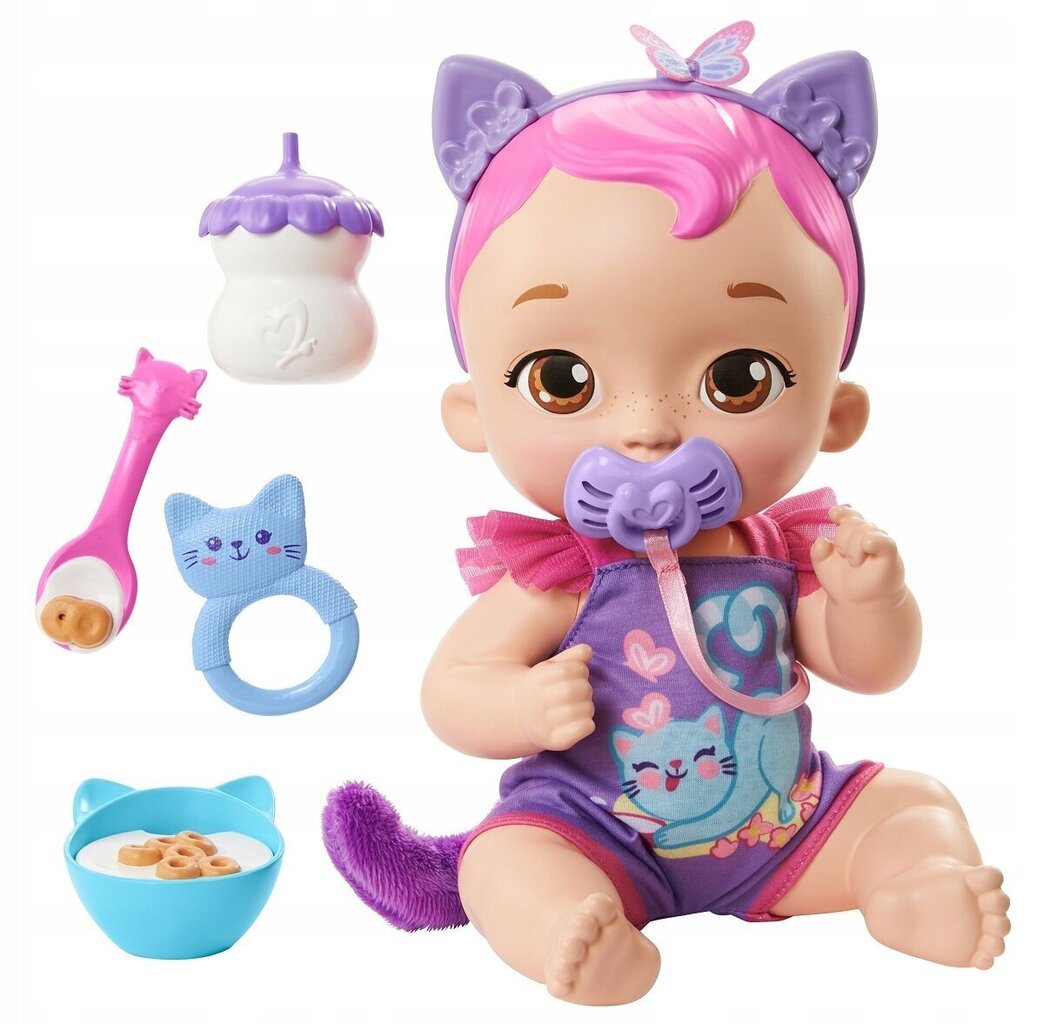 Väike kass My Garden Baby, roosa hind ja info | Tüdrukute mänguasjad | kaup24.ee