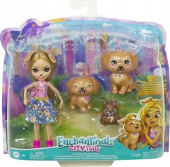 Набор куклы и щенков Enchantimals цена и информация | Игрушки для девочек | kaup24.ee