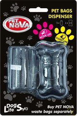 Санитарные пакеты Pet Nova с черным чехлом цена и информация | Средства по уходу за животными | kaup24.ee