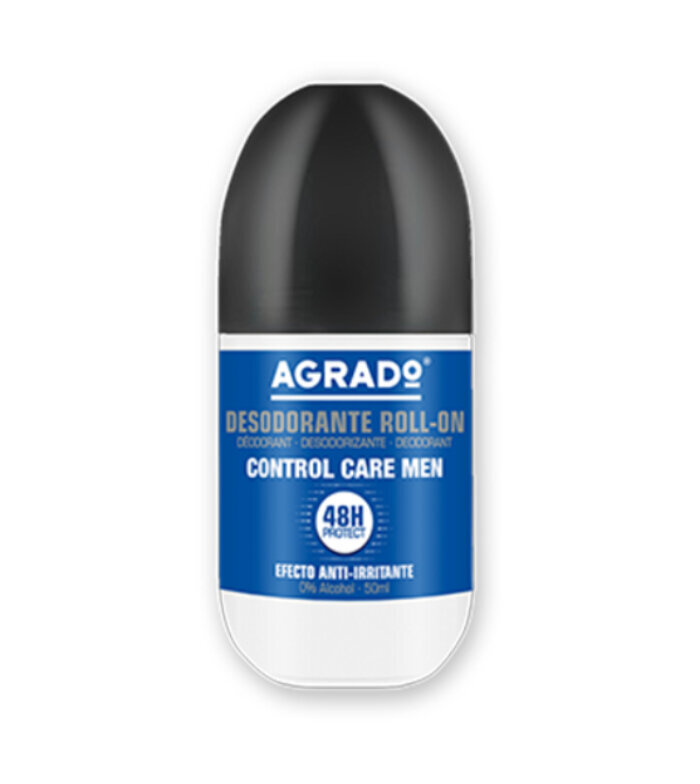 Meeste roll-on deodorant Agrado - Control Care, 50 ml hind ja info | Deodorandid | kaup24.ee