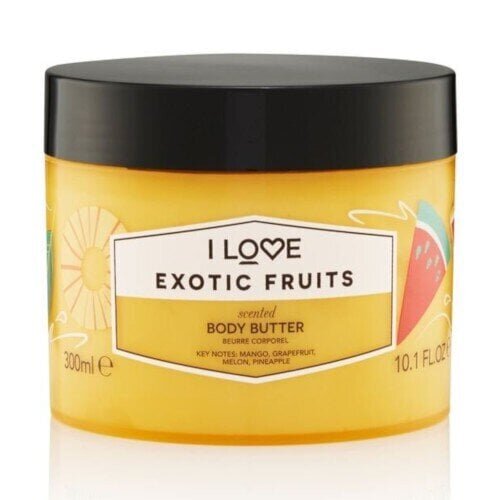 I love Exotic Fruit Body Butter - Body butter 300ml цена и информация | Kehakreemid, losjoonid | kaup24.ee
