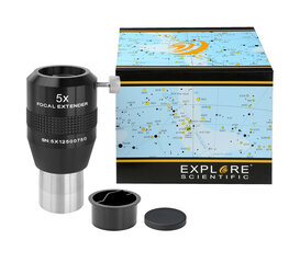 Teleskoobi lisaseade EXPLORE SCIENTIFIC Teleextender 5x 31,7mm/1,25" hind ja info | Mikroskoobid ja teleskoobid | kaup24.ee