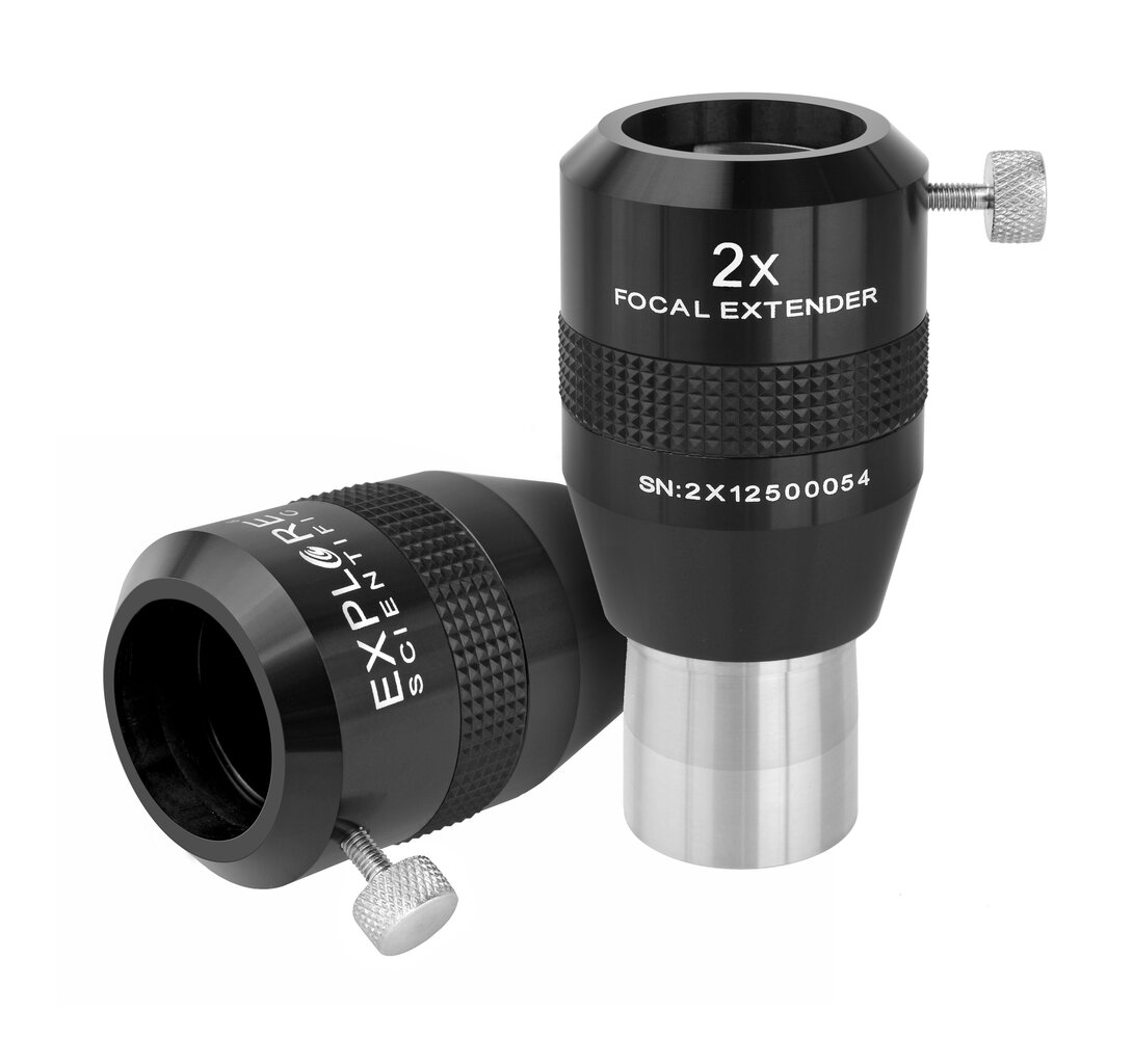 Teleskoobi lisaseade EXPLORE SCIENTIFIC Teleextender 2x 31,7mm/1,25" hind ja info | Mikroskoobid ja teleskoobid | kaup24.ee