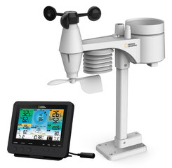 Meteoroloogiajaam National Geographic Wifi 7in1 hind ja info | Ilmajaamad, termomeetrid | kaup24.ee