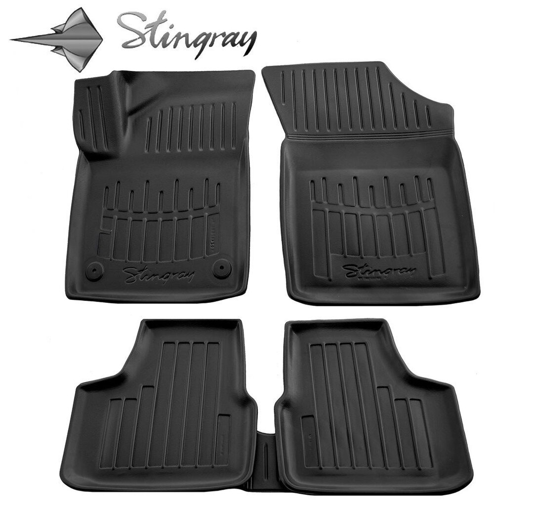 Mats 3D SKODA Citigo 2012->, 5 tk. black /5024175 цена и информация | Kummimatid | kaup24.ee