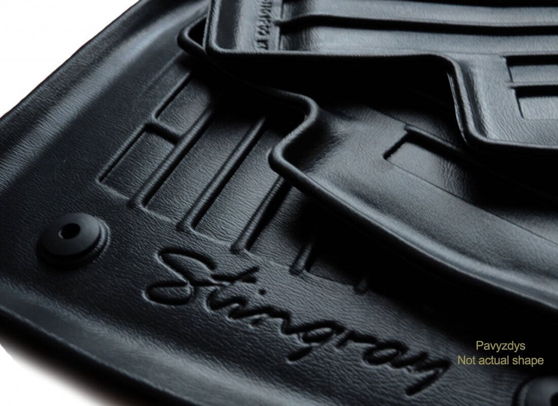 Matid 3D SEAT Leon III 5F 2012-2019, 5 tk. black /5024065 hind ja info | Kummimatid | kaup24.ee