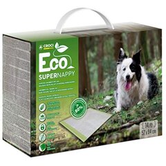 Экологичные подстилки Croci Super Nappy Eco, 14 шт., 84x57см. цена и информация | Средства по уходу за животными | kaup24.ee