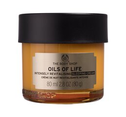 Öökreem The Body Shop Oils of Life™, 80 ml цена и информация | Кремы для лица | kaup24.ee