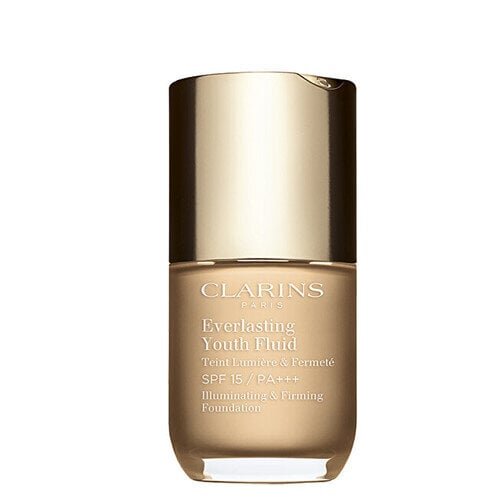 Clarins Everlasting Youth Fluid Illuminating & Firming Foundation - Liquid makeup 30 ml odstín 107 hind ja info | Jumestuskreemid, puudrid | kaup24.ee