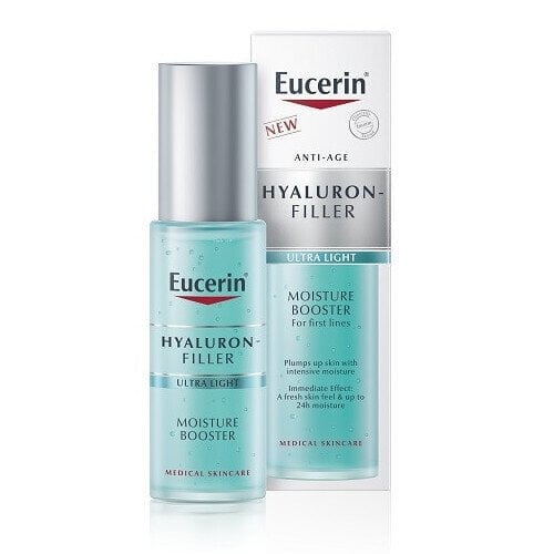 Eucerin Hyaluron-Filler Moisture Booster - Ultra light moisturizing serum 30ml цена и информация | Näoõlid, seerumid | kaup24.ee