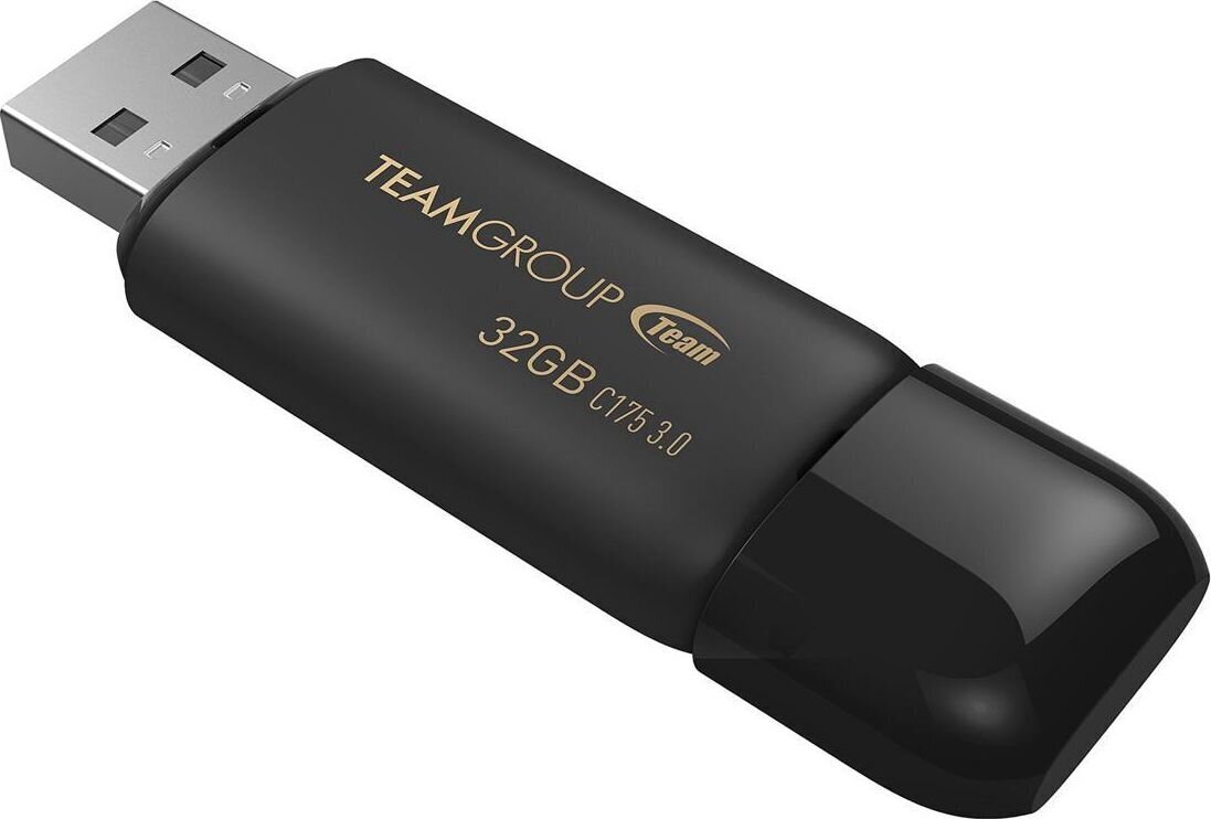 Team Group C175 USB flash drive 32 GB USB Type-A 3.2 Gen 1 (3.1 Gen 1) Black цена и информация | Mälupulgad | kaup24.ee