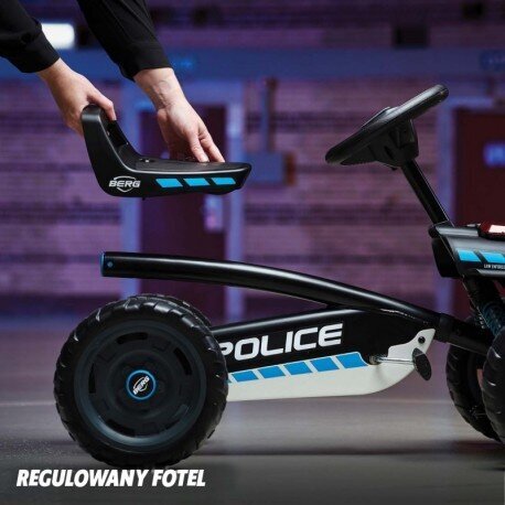 BERG Buzzy Police Pedal Gokart 2-5 aastat kuni 30 kg hind ja info | Poiste mänguasjad | kaup24.ee