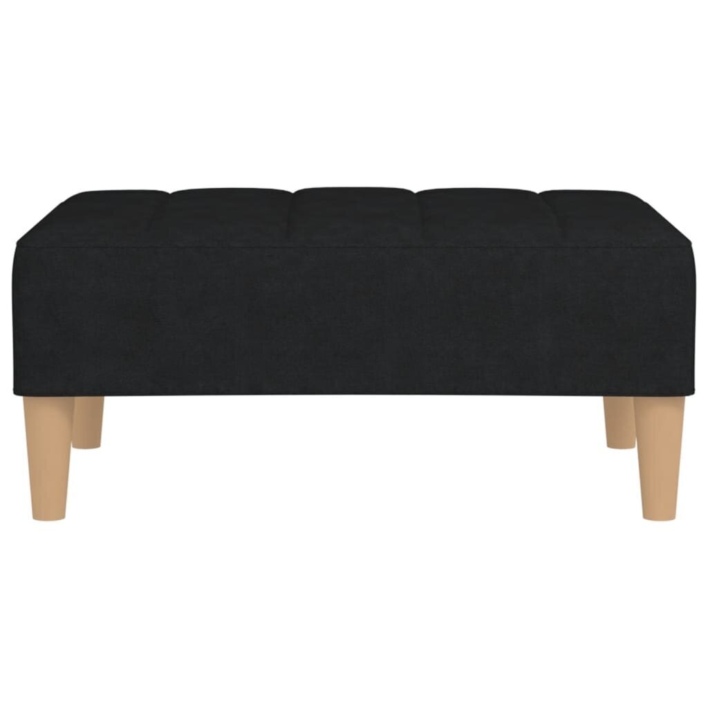 vidaXL jalapink, must, 78 x 56 x 32 cm, kangas hind ja info | Kott-toolid, tumbad, järid | kaup24.ee