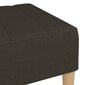 vidaXL jalapink, tumepruun, 78 x 56 x 32 cm, kangas hind ja info | Kott-toolid, tumbad, järid | kaup24.ee